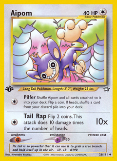 Pokemon Neo Genesis Aipom - 26