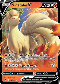 Pokemon Rebel Clash Ninetales V - 26