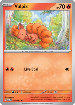 Pokemon Twilight Masquerade Vulpix - 26