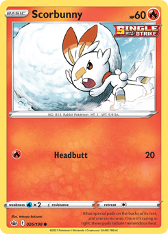 Pokemon Chilling Reign Scorbunny - 26