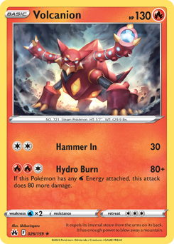 Pokemon Crown Zenith Volcanion - 26