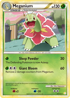 Pokemon HeartGold & SoulSilver Meganium - 26