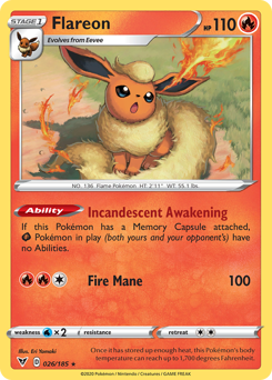 Pokemon Vivid Voltage Flareon - 26