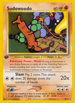 Pokemon Neo Revelation Sudowoodo - 26