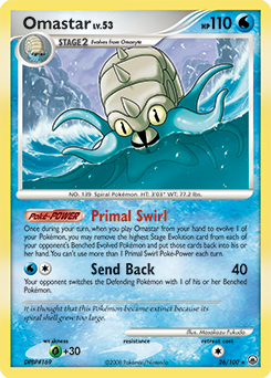 Pokemon Majestic Dawn Omastar - 26