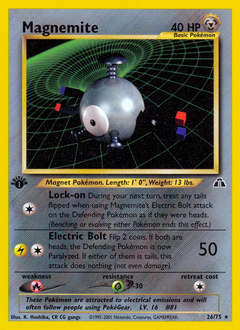 Pokemon Neo Discovery Magnemite - 26