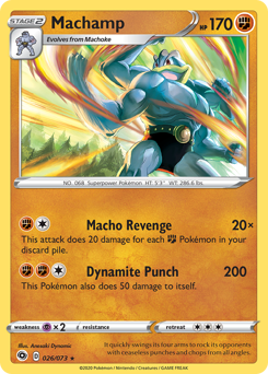 Pokemon Champion's Path Machamp - 26