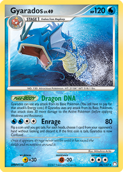 Pokemon Mysterious Treasures Gyarados - 26
