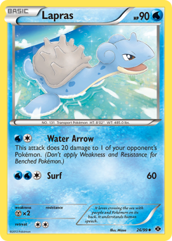 Pokemon Next Destinies Lapras - 26