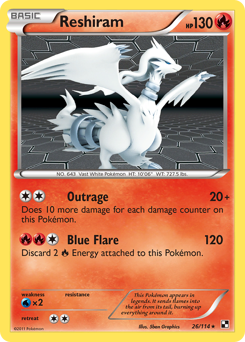 Pokemon Black & White Reshiram - 26