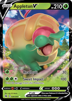 Pokemon Fusion Strike Appletun V - 26