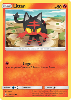 Pokemon Unbroken Bonds Litten - 26