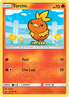 Pokemon Celestial Storm Torchic - 26