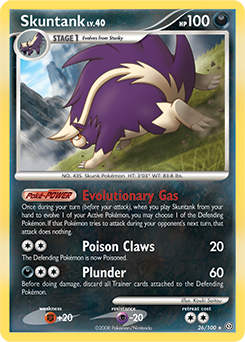 Pokemon Stormfront Skuntank - 26