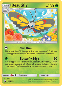 Pokemon Lost Thunder Beautifly - 26