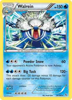 Pokemon Flashfire Walrein - 26