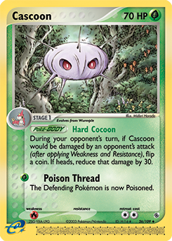 Pokemon Ruby & Sapphire Cascoon - 26