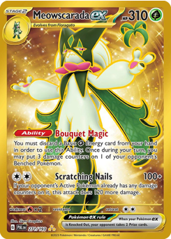 Pokemon Paldea Evolved Meowscarada ex - 271