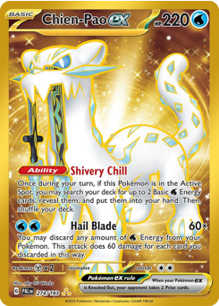 Pokemon Paldea Evolved Chien-Pao ex - 274