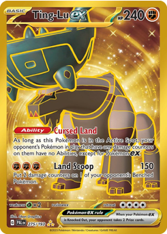 Pokemon Paldea Evolved Ting-Lu ex - 275