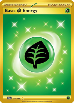 Pokemon Paldea Evolved Basic Grass Energy - 278
