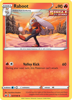 Pokemon Chilling Reign Raboot - 27