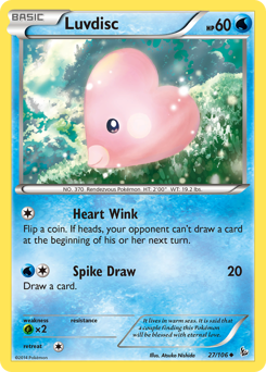 Pokemon Flashfire Luvdisc - 27