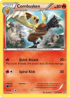 Pokemon Primal Clash Combusken - 27