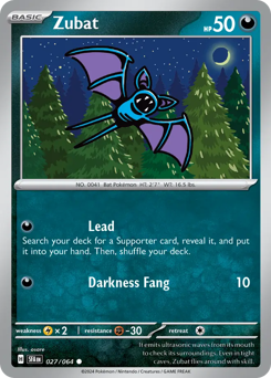 Pokemon Shrouded Fable Zubat - 27