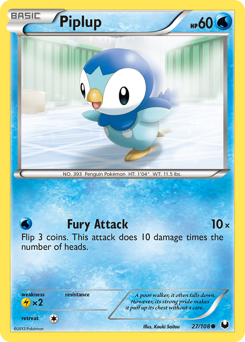 Pokemon Dark Explorers Piplup - 27
