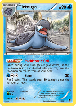 Pokemon Plasma Blast Tirtouga - 27