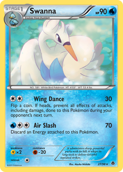 Pokemon Emerging Powers Swanna - 27