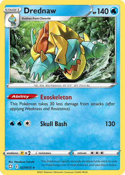 Pokemon Shining Fates Drednaw - 27
