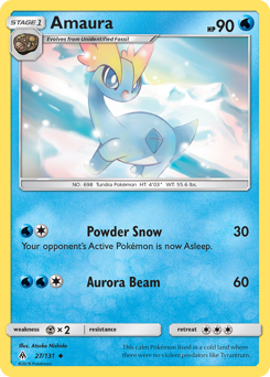Pokemon Forbidden Light Amaura - 27