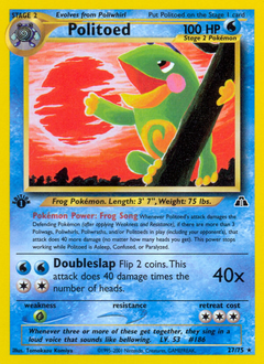 Pokemon Neo Discovery Politoed - 27