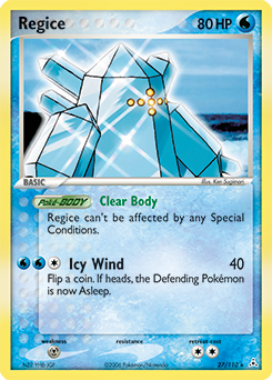 Pokemon Holon Phantoms Regice - 27