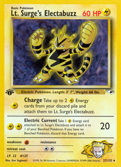 Pokemon Gym Heroes Lt. Surge's Electabuzz - 27