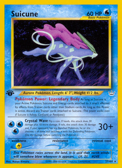 Pokemon Neo Revelation Suicune - 27