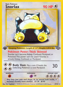 Pokemon Jungle Snorlax - 27