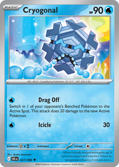 Pokemon Black Bolt Cryogonal - 27