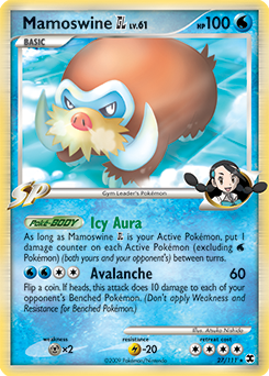 Pokemon Rising Rivals Mamoswine GL - 27