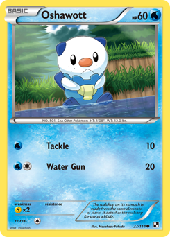 Pokemon Black & White Oshawott - 27