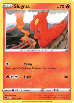 Pokemon Vivid Voltage Slugma - 27