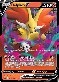 Pokemon Lost Origin Delphox V - 27