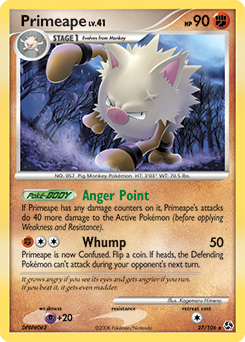 Pokemon Great Encounters Primeape - 27