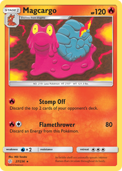 Pokemon Cosmic Eclipse Magcargo - 27