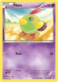 Pokemon Roaring Skies Natu - 27