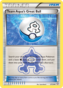 Pokemon Double Crisis Team Aqua's Great Ball - 27
