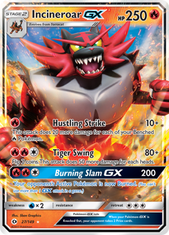 Pokemon Sun & Moon Incineroar-GX - 27