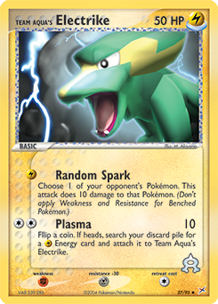 Pokemon Team Magma vs Team Aqua Team Aqua's Electrike - 27